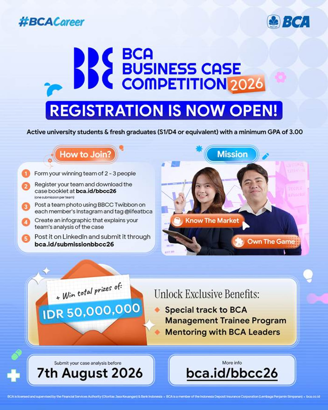 BCA Business Case Competition 2026 - Poster 2