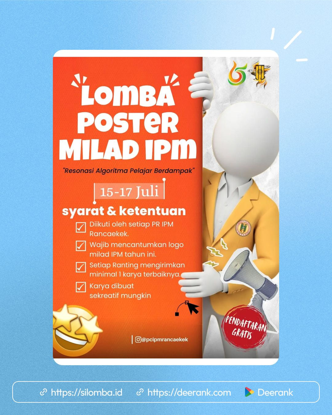 Lomba Poster Milad IPM ke-65 - Poster 1