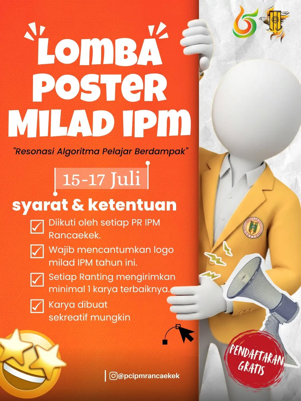Lomba Poster Milad IPM ke-65 - Poster 2