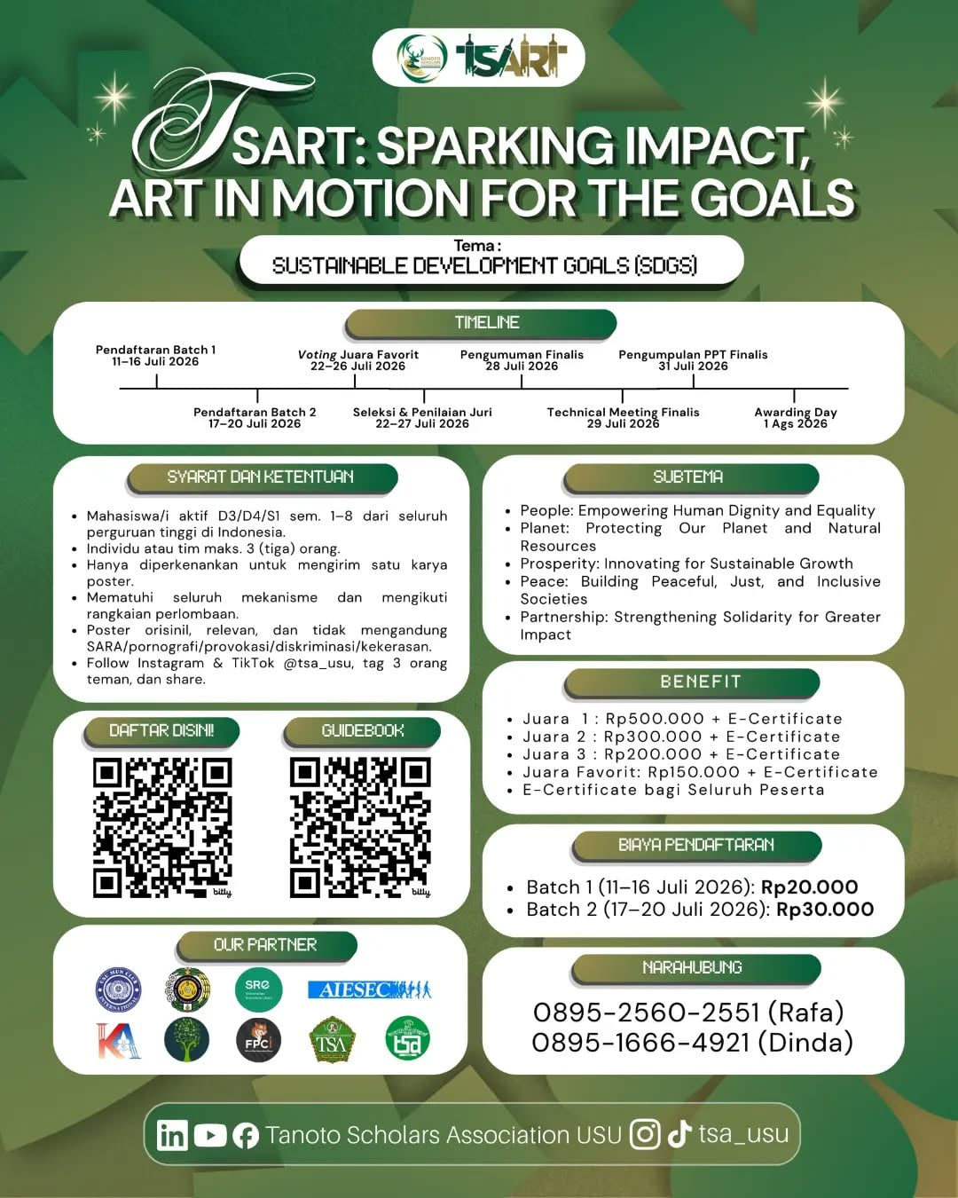 LOMBA DESAIN POSTER TSArt USU 2026 - Poster 2