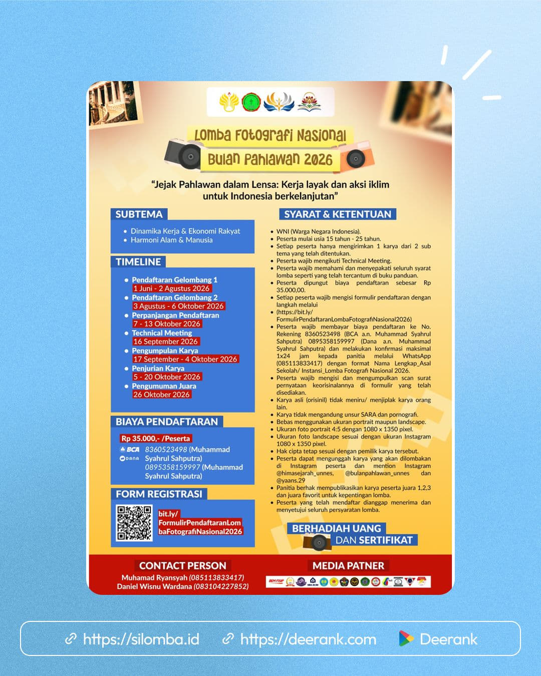 LOMBA FOTOGRAFI TINGKAT NASIONAL - Poster 1