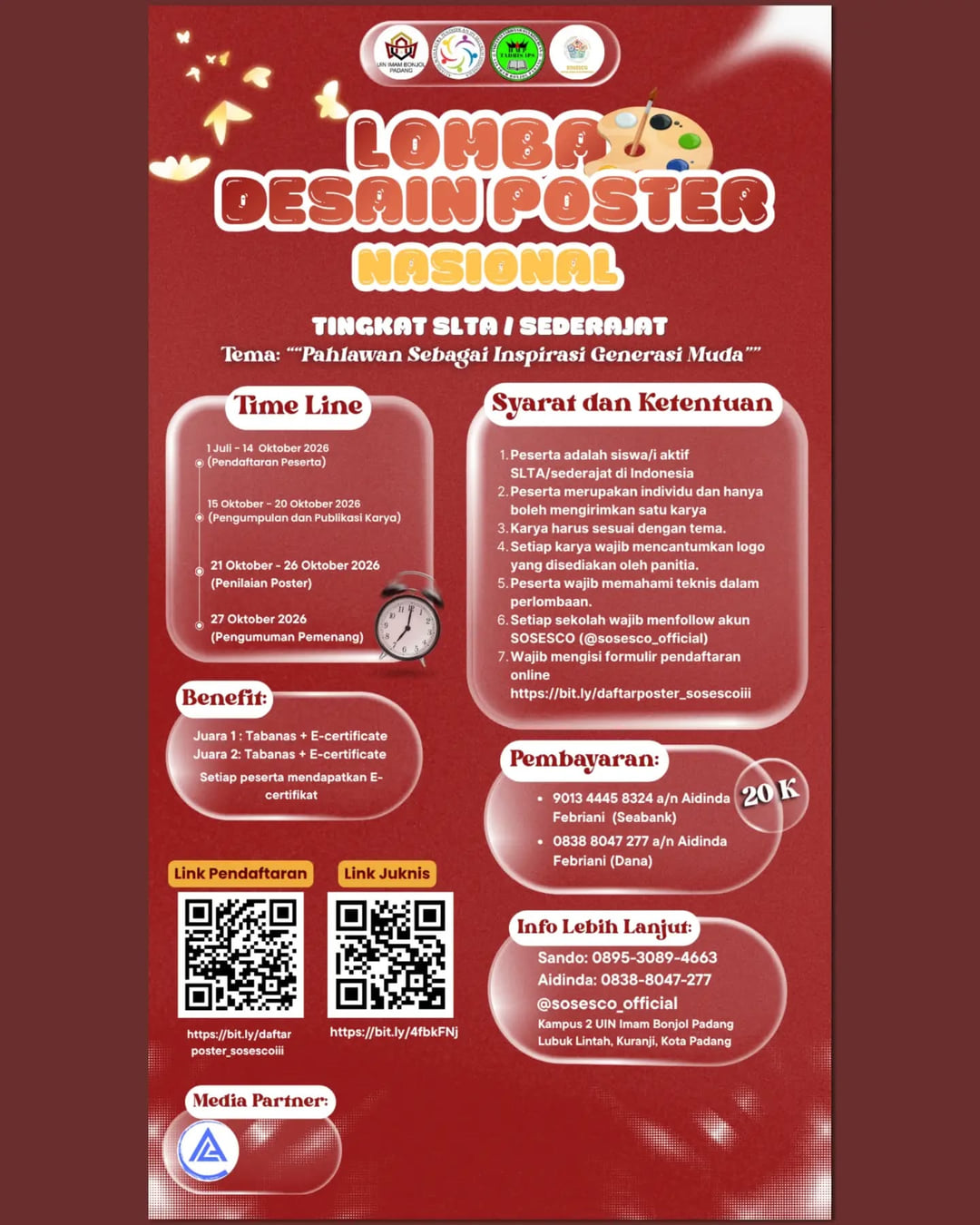 Lomba Desain Poster Nasional SOSESCO III 2026 - Poster 2