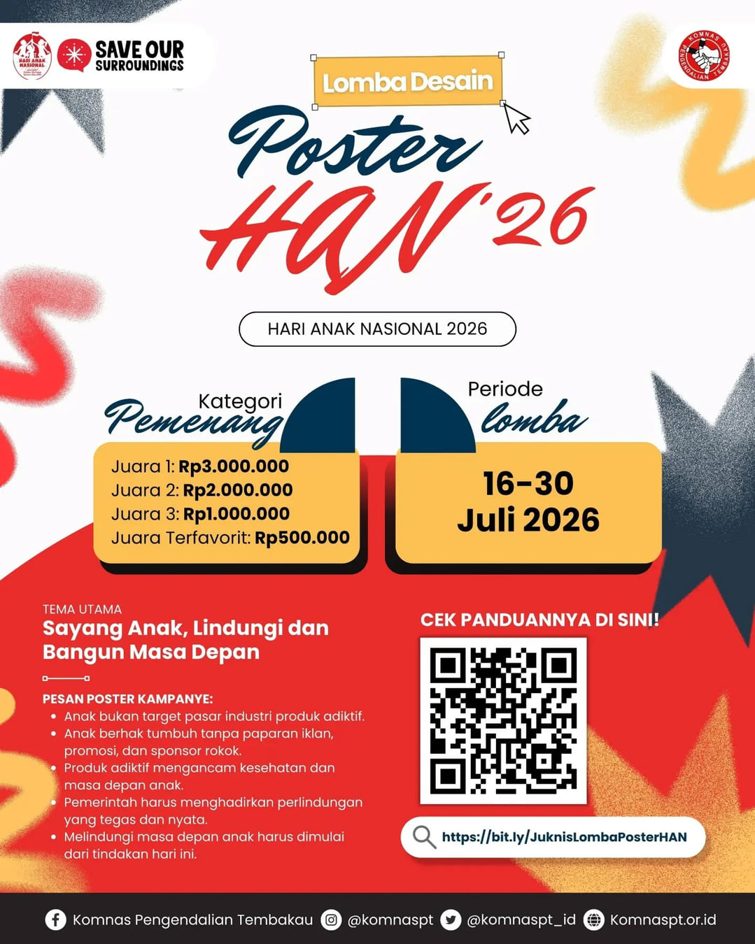 Lomba Desain Poster Hari Anak Nasional 2026 - Poster 2