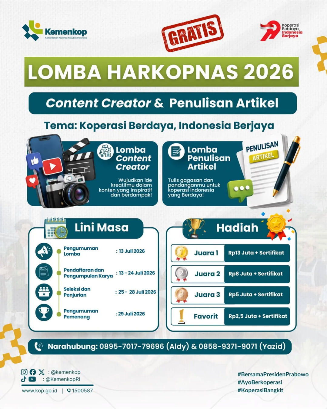 Lomba Harkopnas 2026 - Poster 2