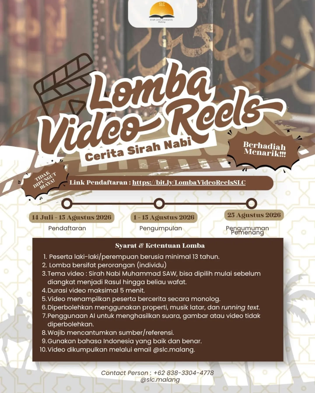 Lomba Video Reels Cerita Sirah Nabi - Poster 2