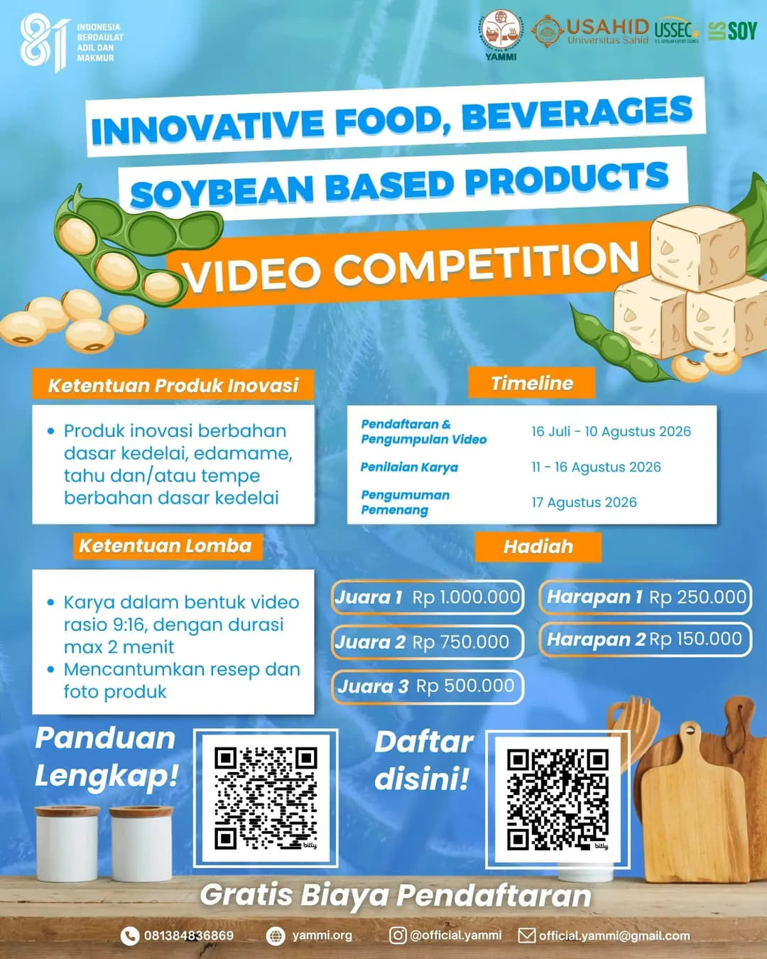 Innovative Food, Beverages & Soybean-Based Products Video Competition 2026 - Poster 2