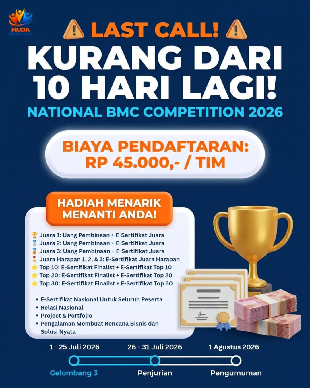 National Business Model Canvas Competition (BMCC) 2026 - Poster 2