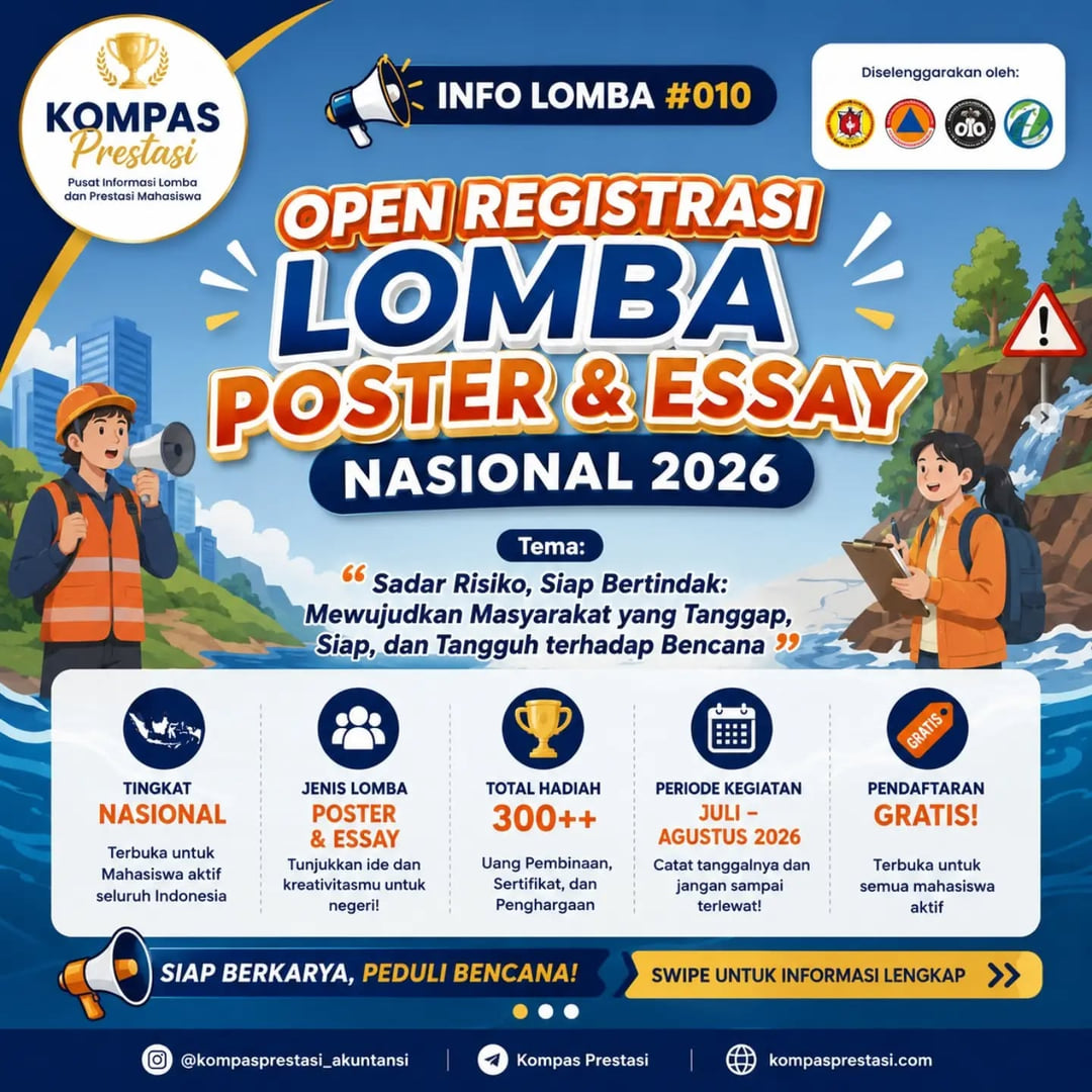 Lomba Poster & Essay Nasional 2026 - Poster 2