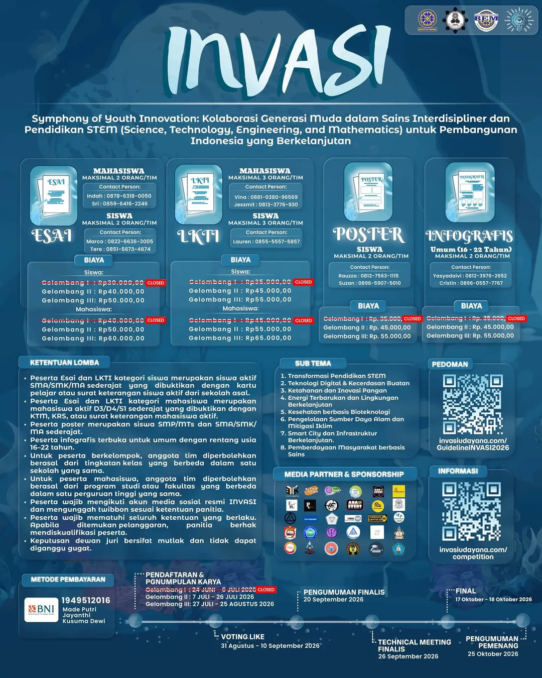 INVASI (Inovasi Sains) 2026 - Poster 2