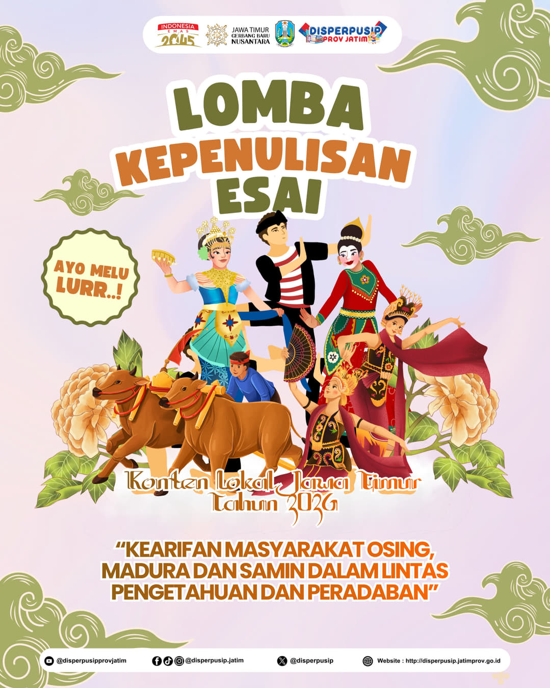 Lomba Kepenulisan Konten Lokal Jawa Timur 2026 - Poster 2