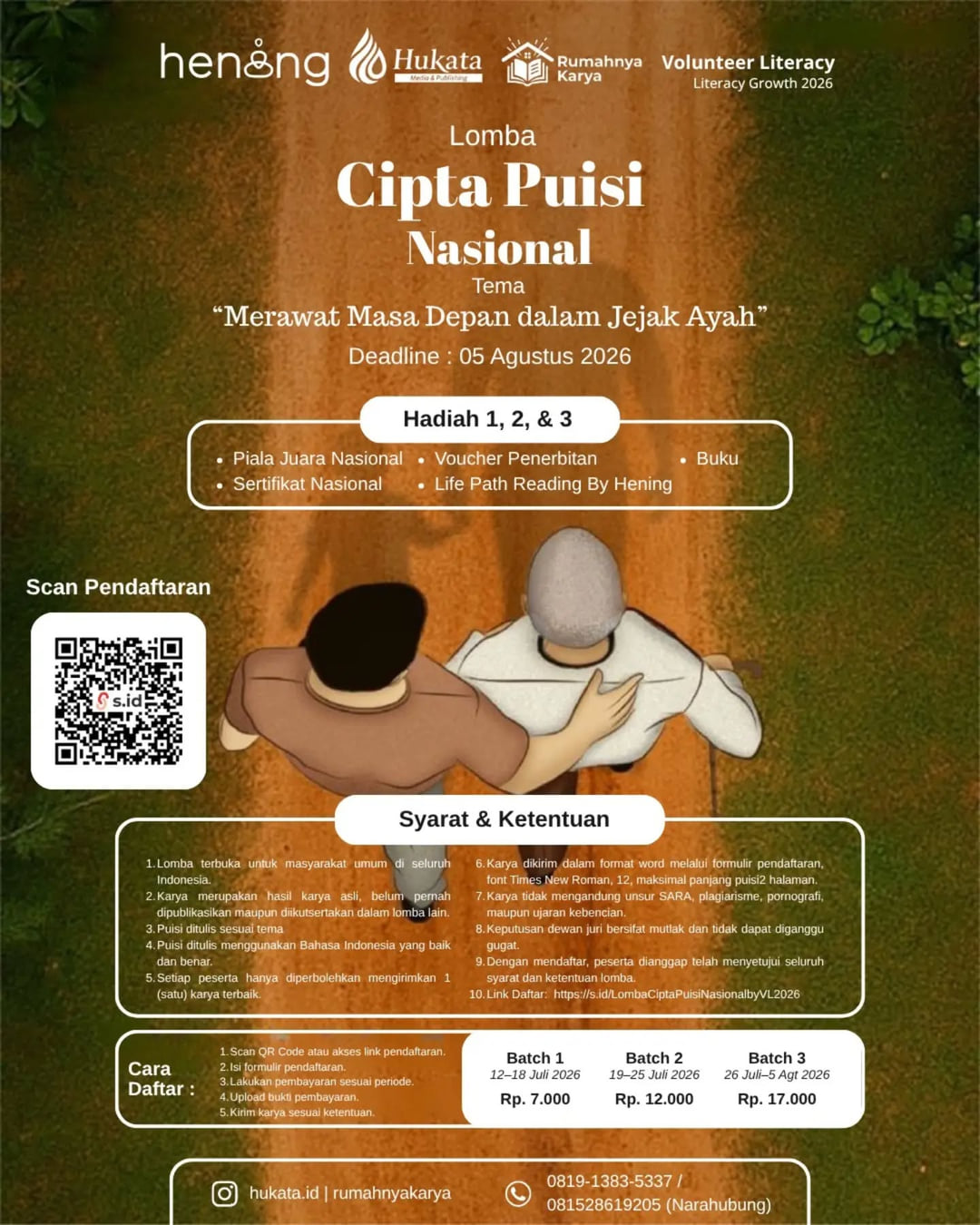Lomba Cipta Puisi Nasional 2026 - Poster 2