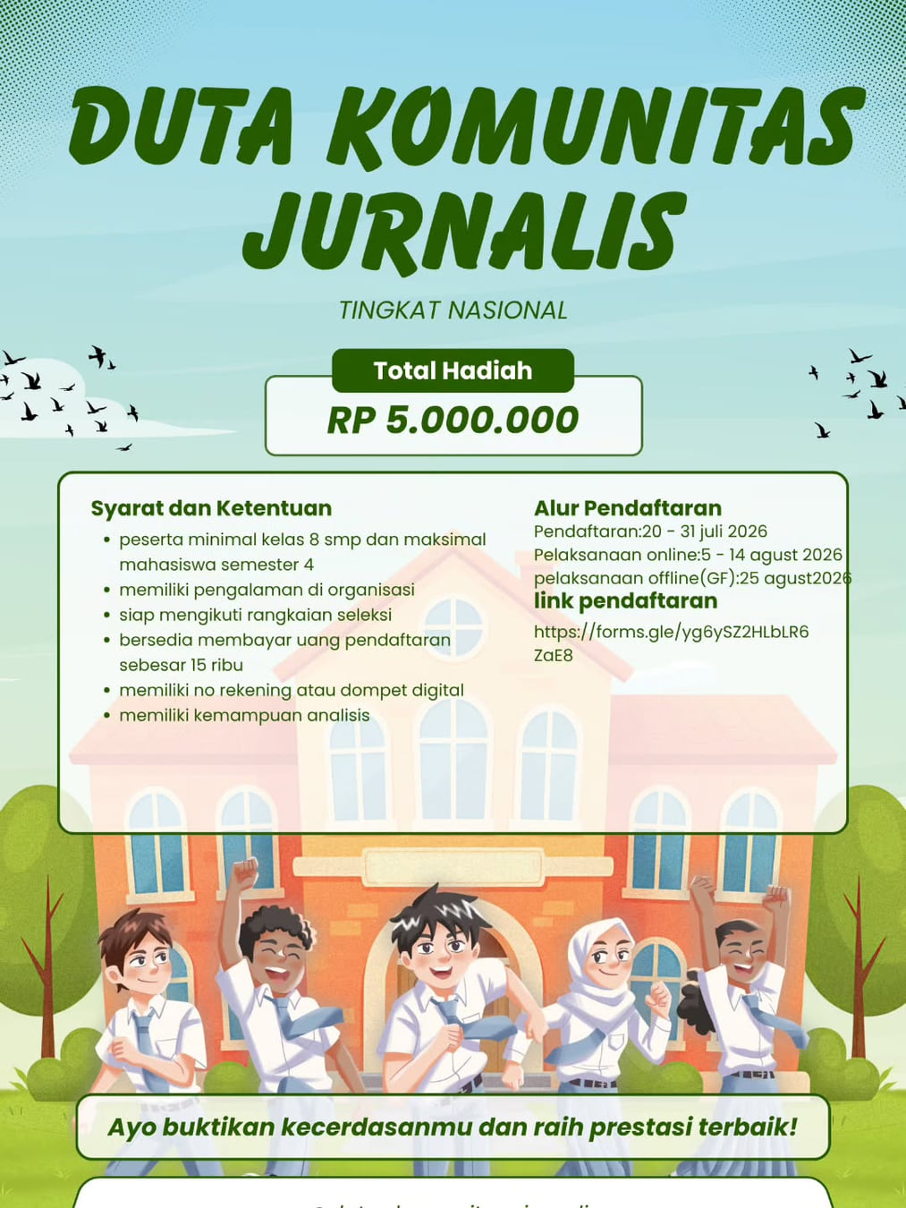 Duta Komunitas Jurnalis Tingkat Nasional - Poster 2