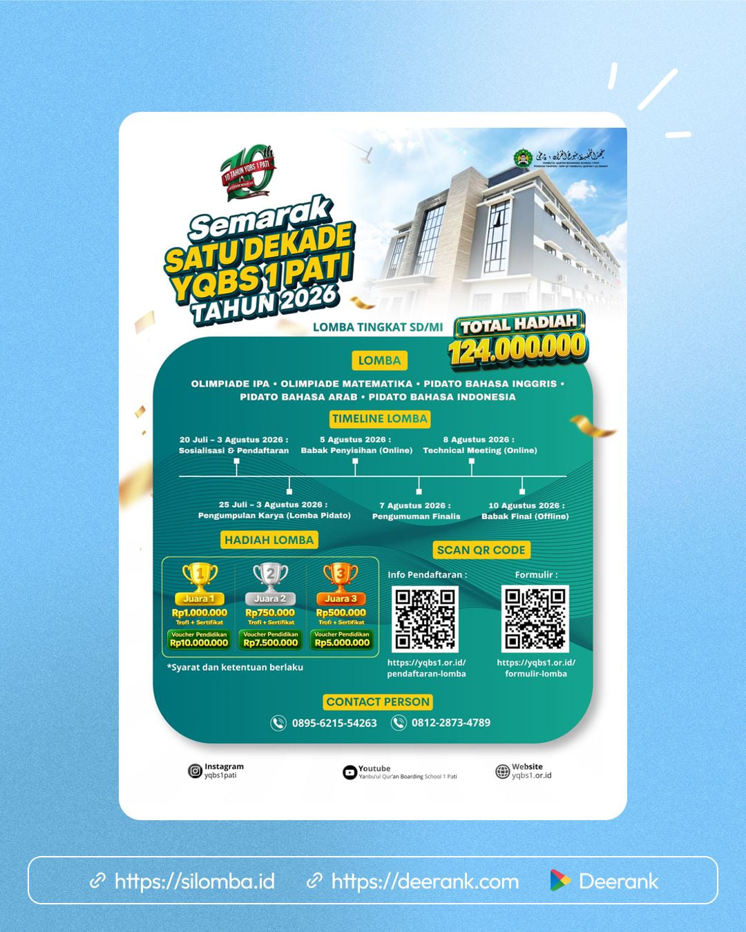 Semarak Satu Dekade YQBS 1 Pati - Poster 1