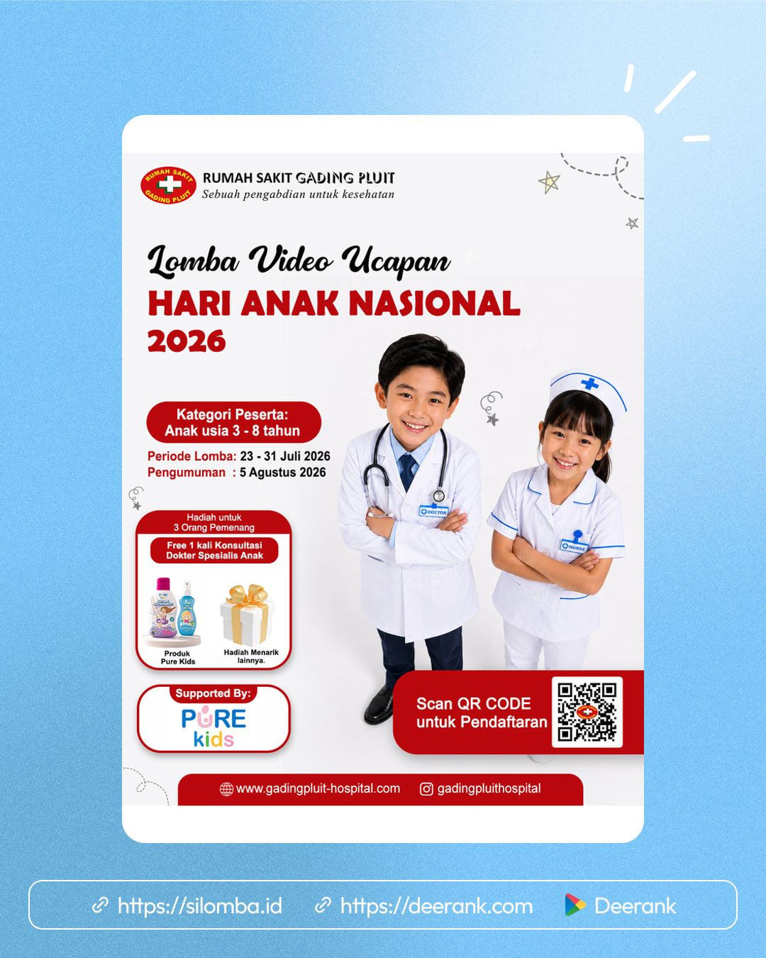 Lomba Video Ucapan Hari Anak Nasional 2026 - Poster 1