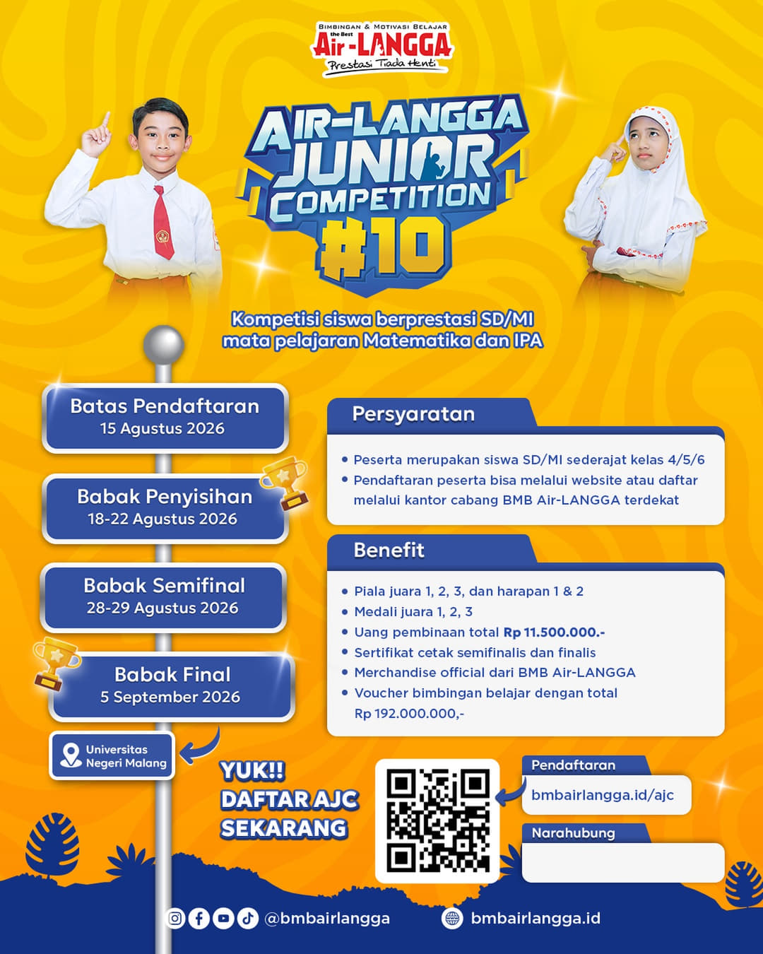 Air-LANGGA Junior Competition (AJC) #10 - Poster 2