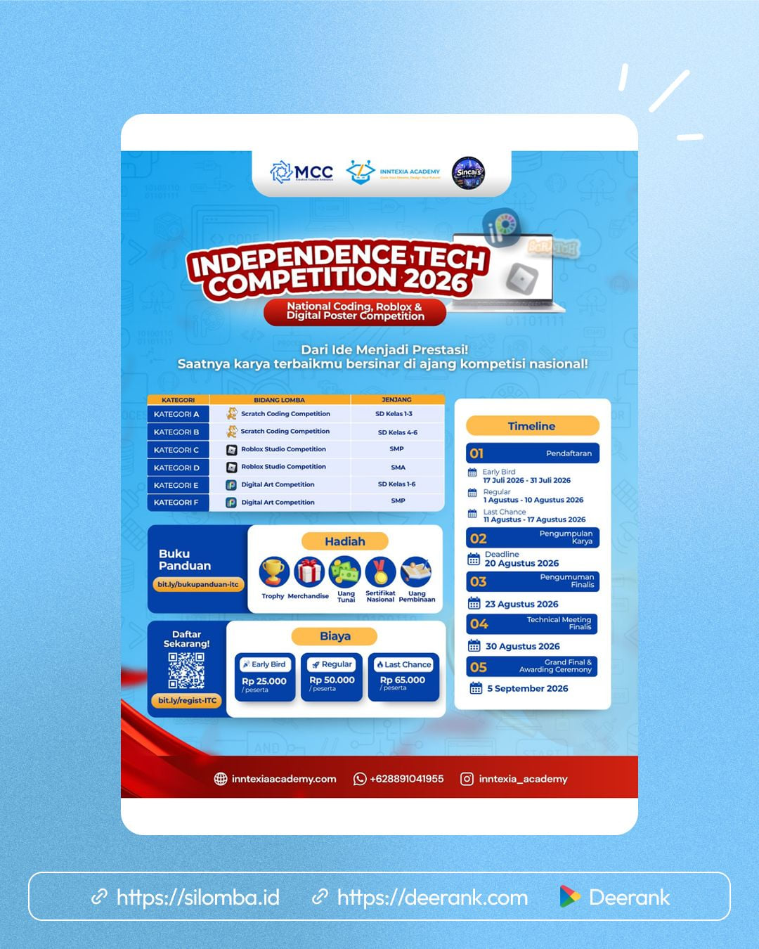 Independence Tech Competition 2026 - Poster 1