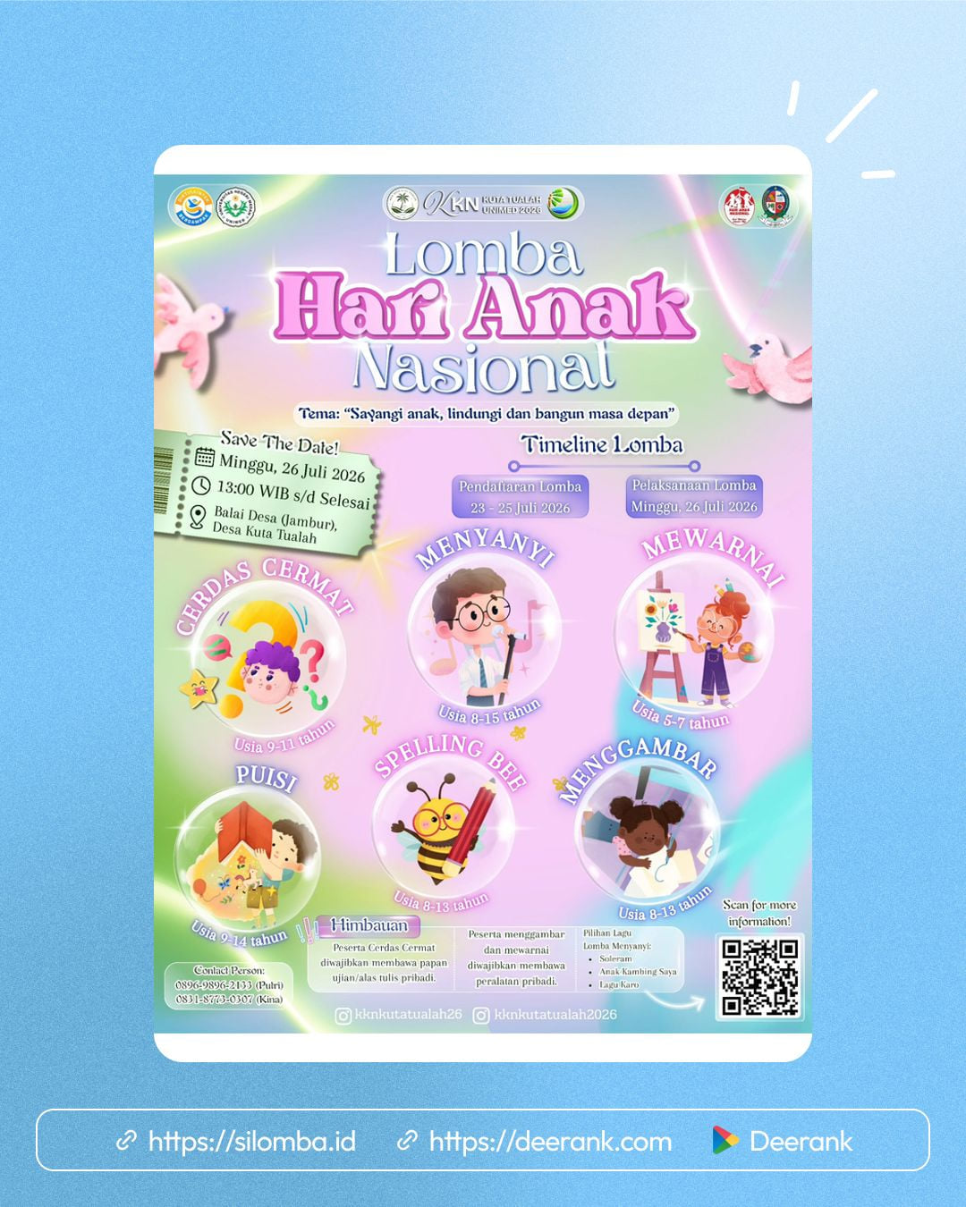 Lomba Hari Anak Nasional 2026 - Poster 1
