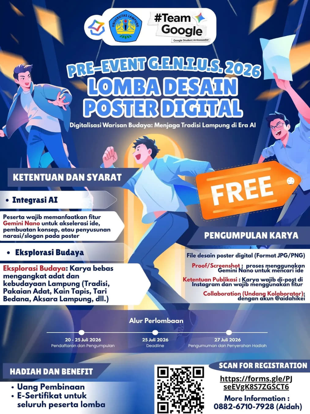 PRE-EVENT G.E.N.I.U.S. 2026: LOMBA DESAIN POSTER DIGITAL - Poster 2