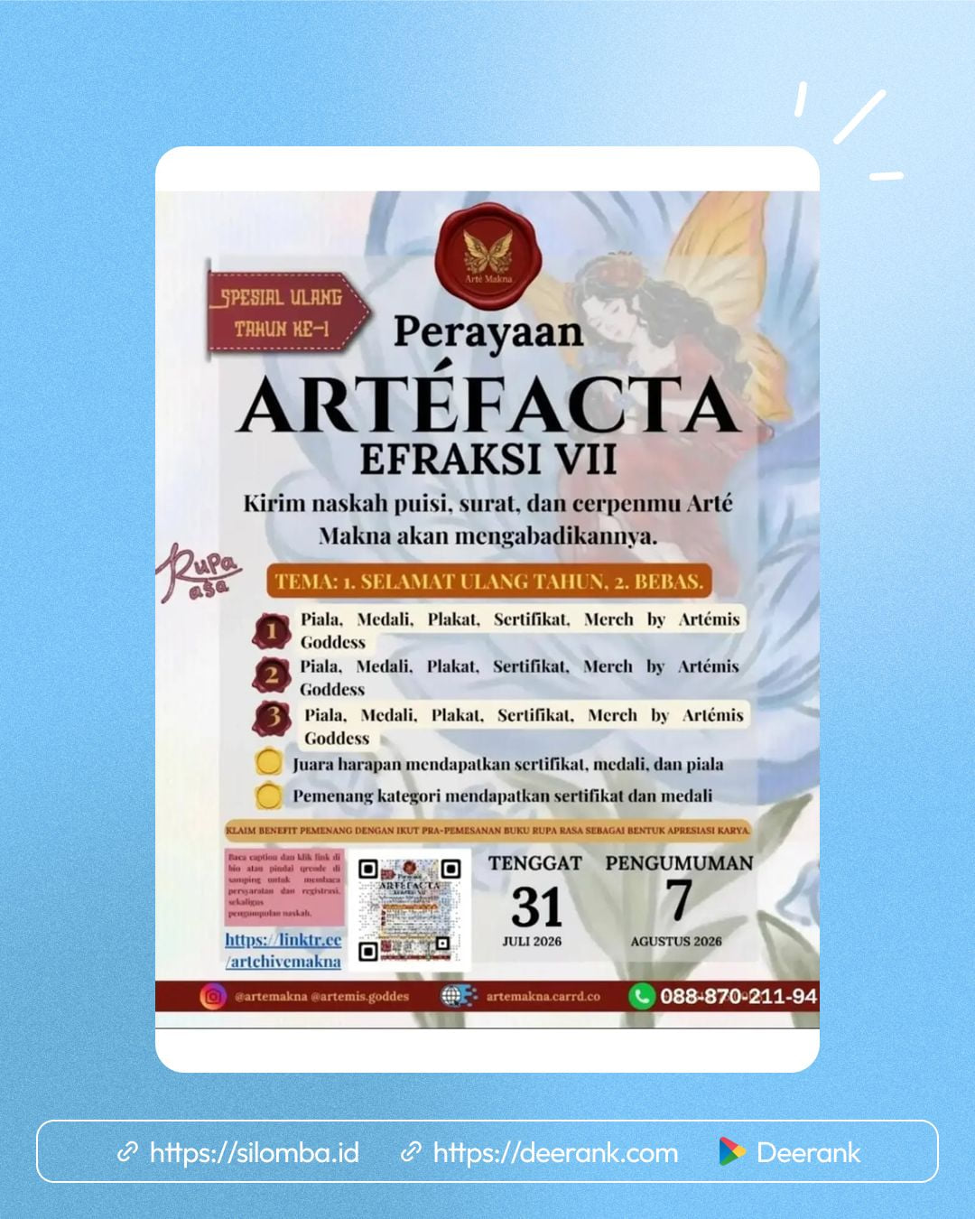 ARTÉFACTA EFRAKSI VII - Poster 1