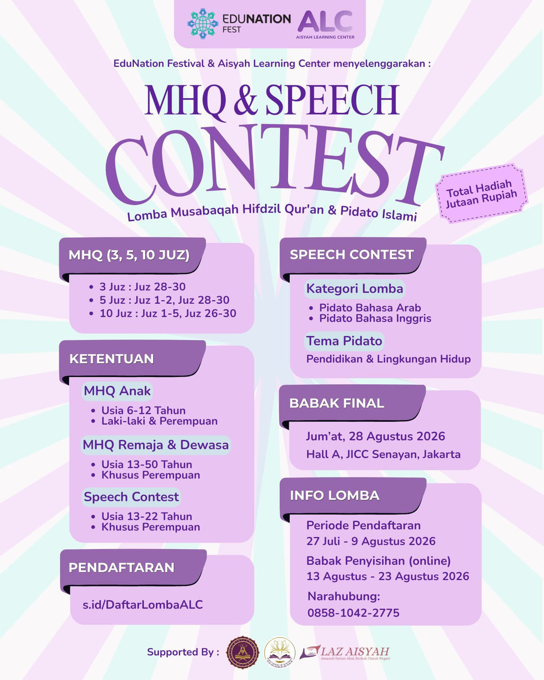 MHQ & SPEECH CONTEST 2026 - Poster 2