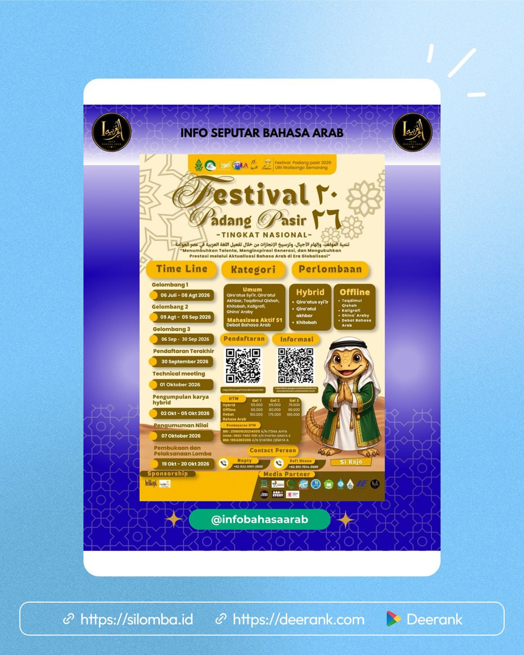 Festival Padang Pasir 2026 - Poster 1