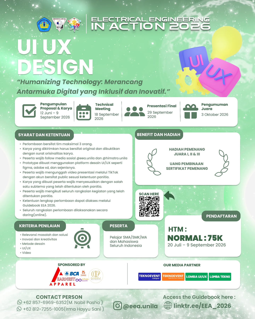 Electrical Engineering Action (EEA) 2026 - UI/UX Design Competition - Poster 2