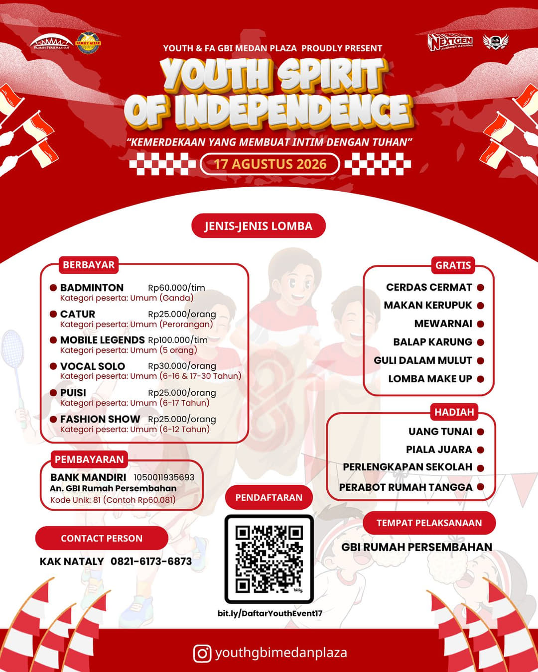 Youth Spirit of Independence: Kemerdekaan yang Membuat Intim dengan Tuhan - Poster 2