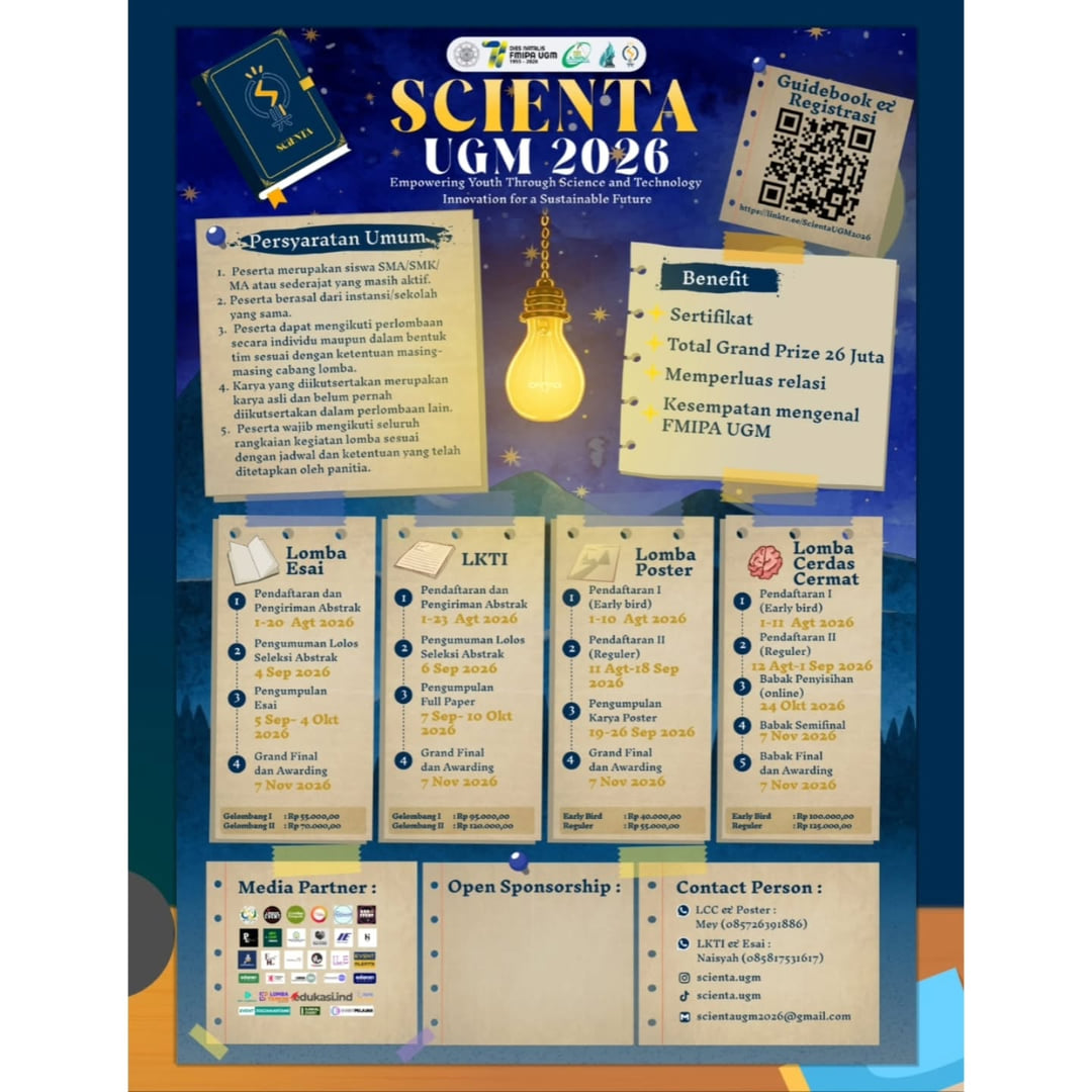 SCIENTA UGM 2026 - Poster 2