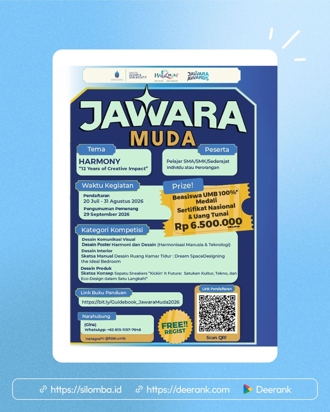 Jawara Muda 2026 - Poster 1