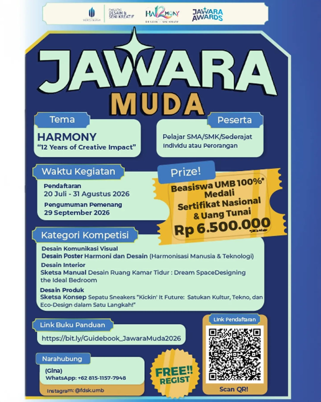 Jawara Muda 2026 - Poster 2