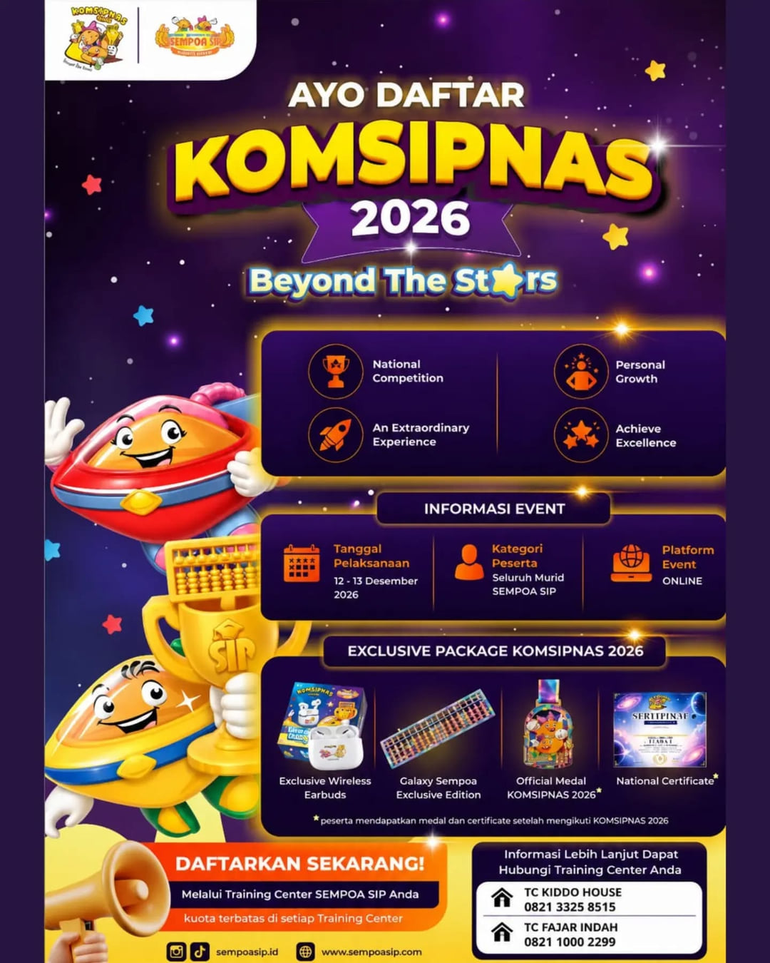KOMSIPNAS 2026 (Kompetisi SIP Nasional) - Poster 2