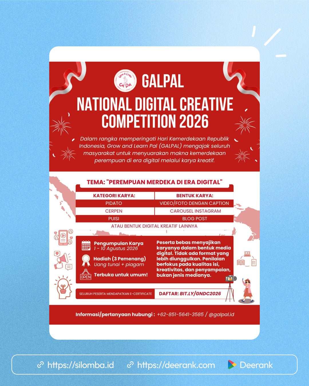 GALPAL NATIONAL DIGITAL CREATIVE COMPETITION 2026 - Poster 1