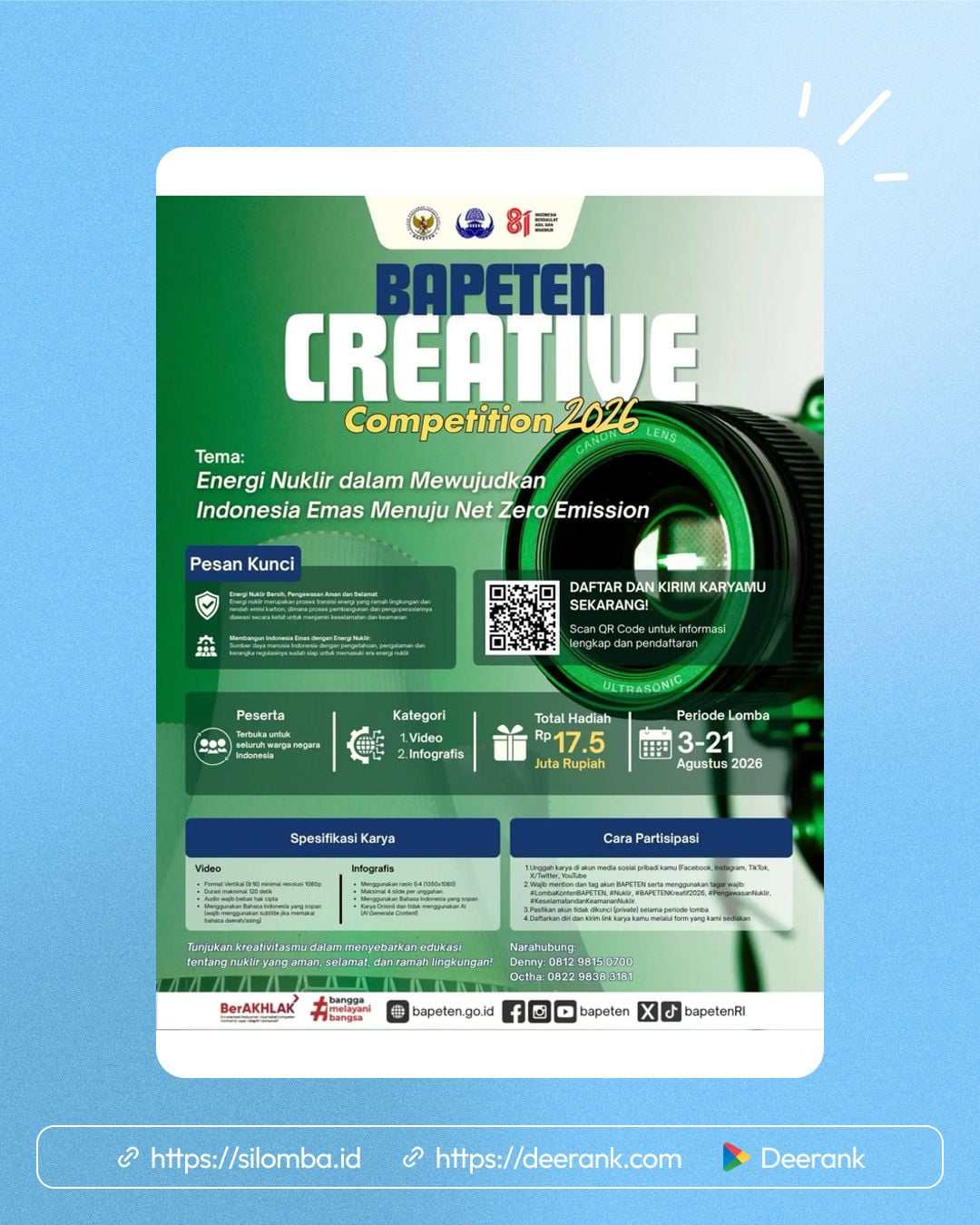 BAPETEN Creative Competition 2026 - Poster 1