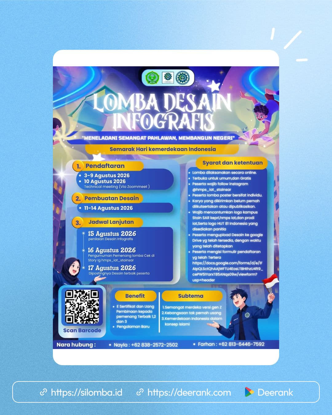 LOMBA DESAIN INFOGRAFIS 2026 - Poster 1