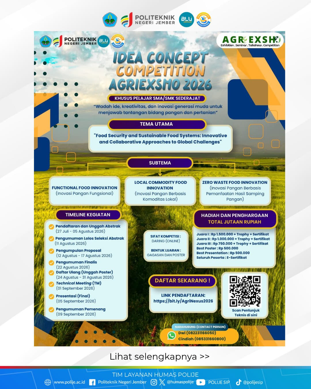 Idea Concept Competition AGRIEXSHO 2026 - Poster 2