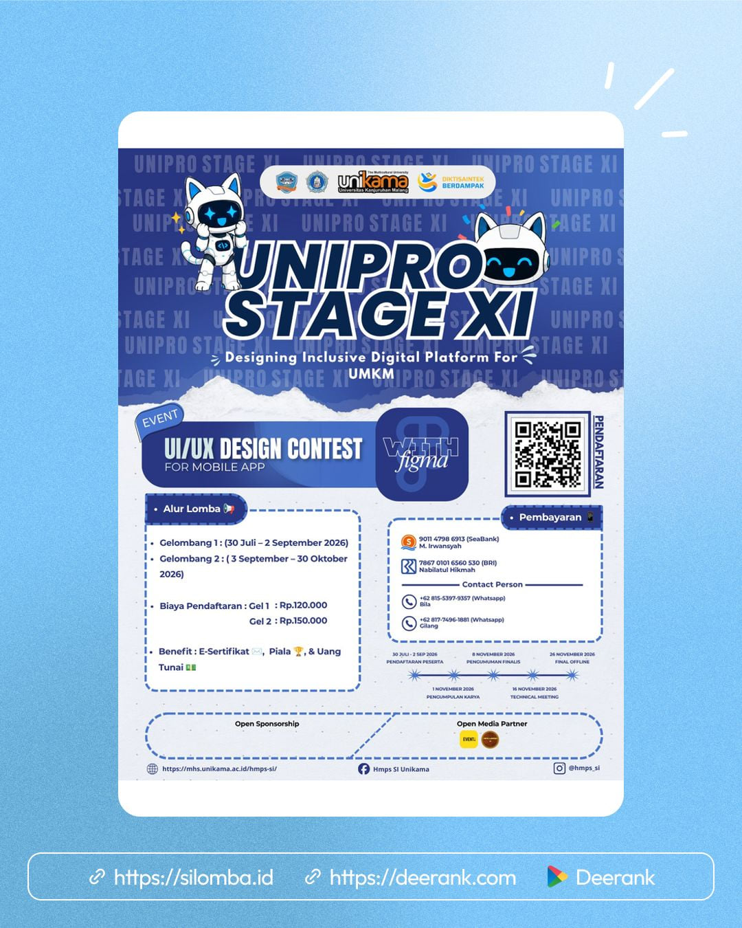 UNIPRO STAGE XI - UI/UX Design Contest - Poster 1