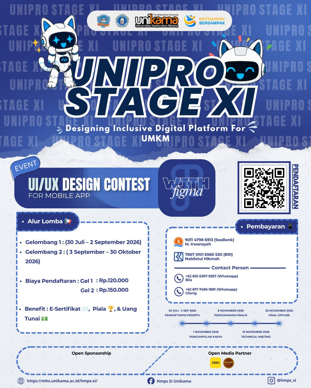 UNIPRO STAGE XI - UI/UX Design Contest - Poster 2