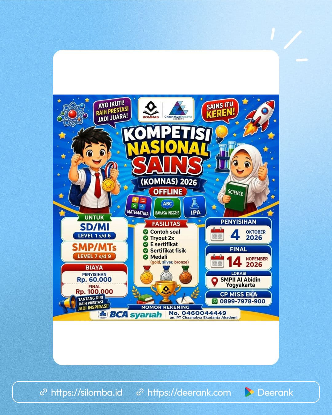 KOMPETISI NASIONAL SAINS (KOMNAS) 2026 OFFLINE - Poster 1