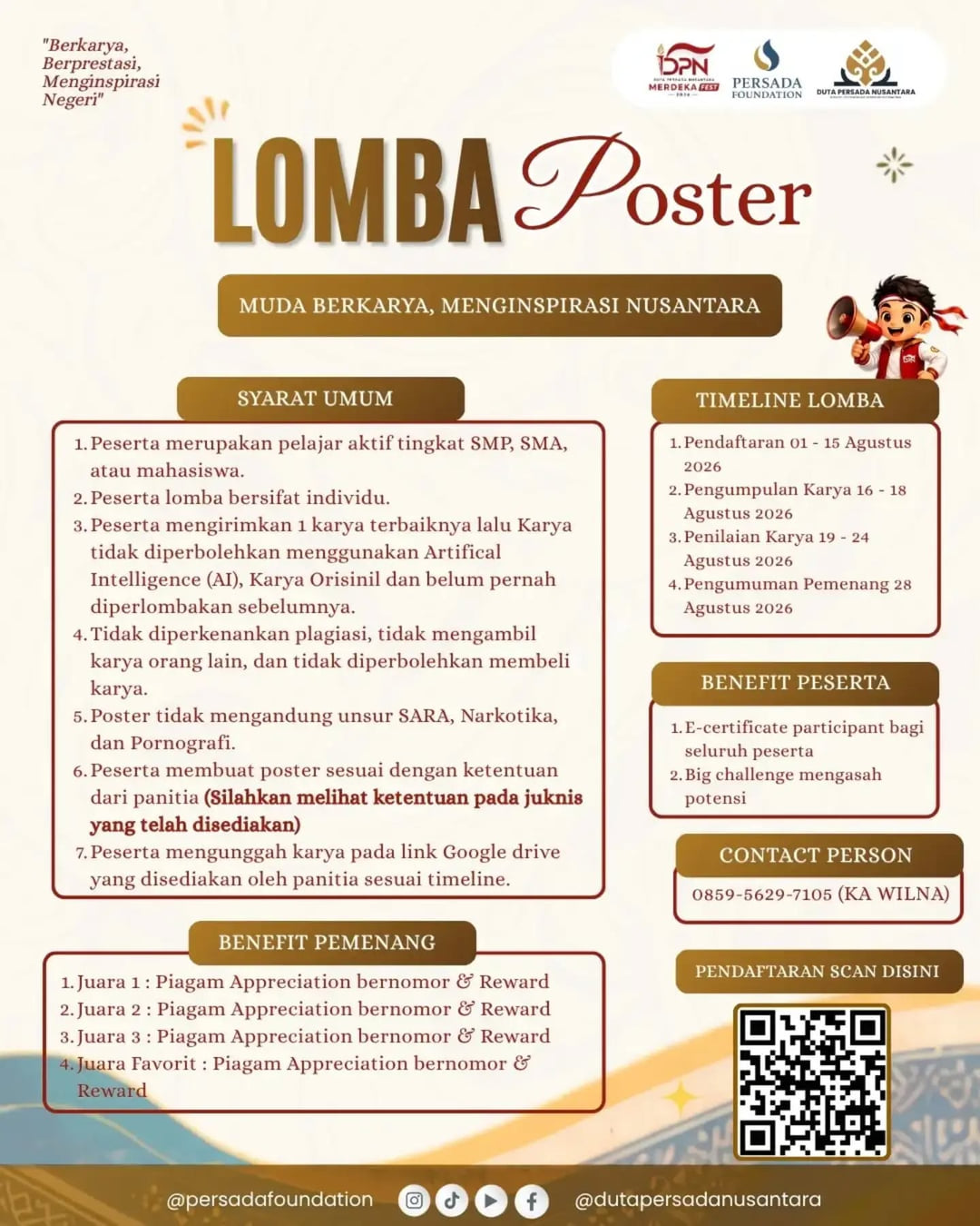 Lomba Desain Poster Digital DPN Merdeka Fest 2026 - Poster 2