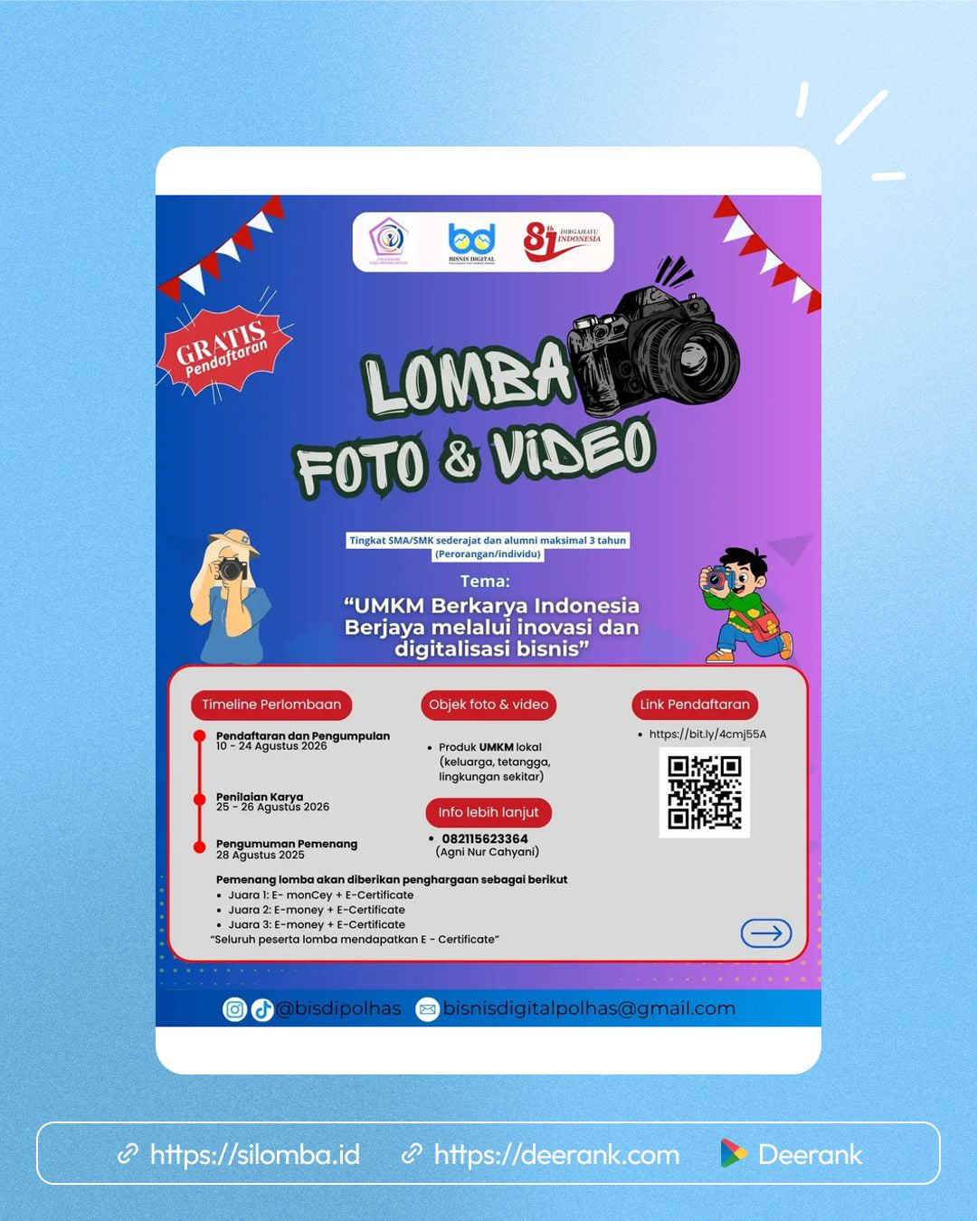 LOMBA FOTO & VIDEO - Poster 1