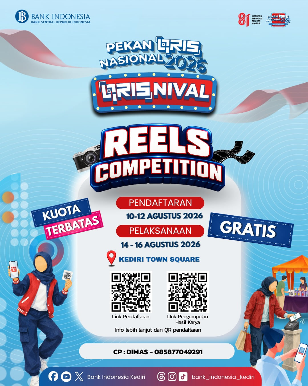 Reels Competition Pekan QRIS Nasional 2026 - Poster 2