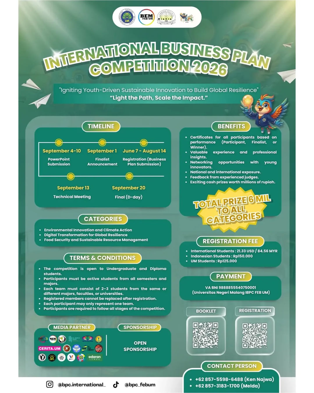 International Business Plan Competition 2026 - Poster 2
