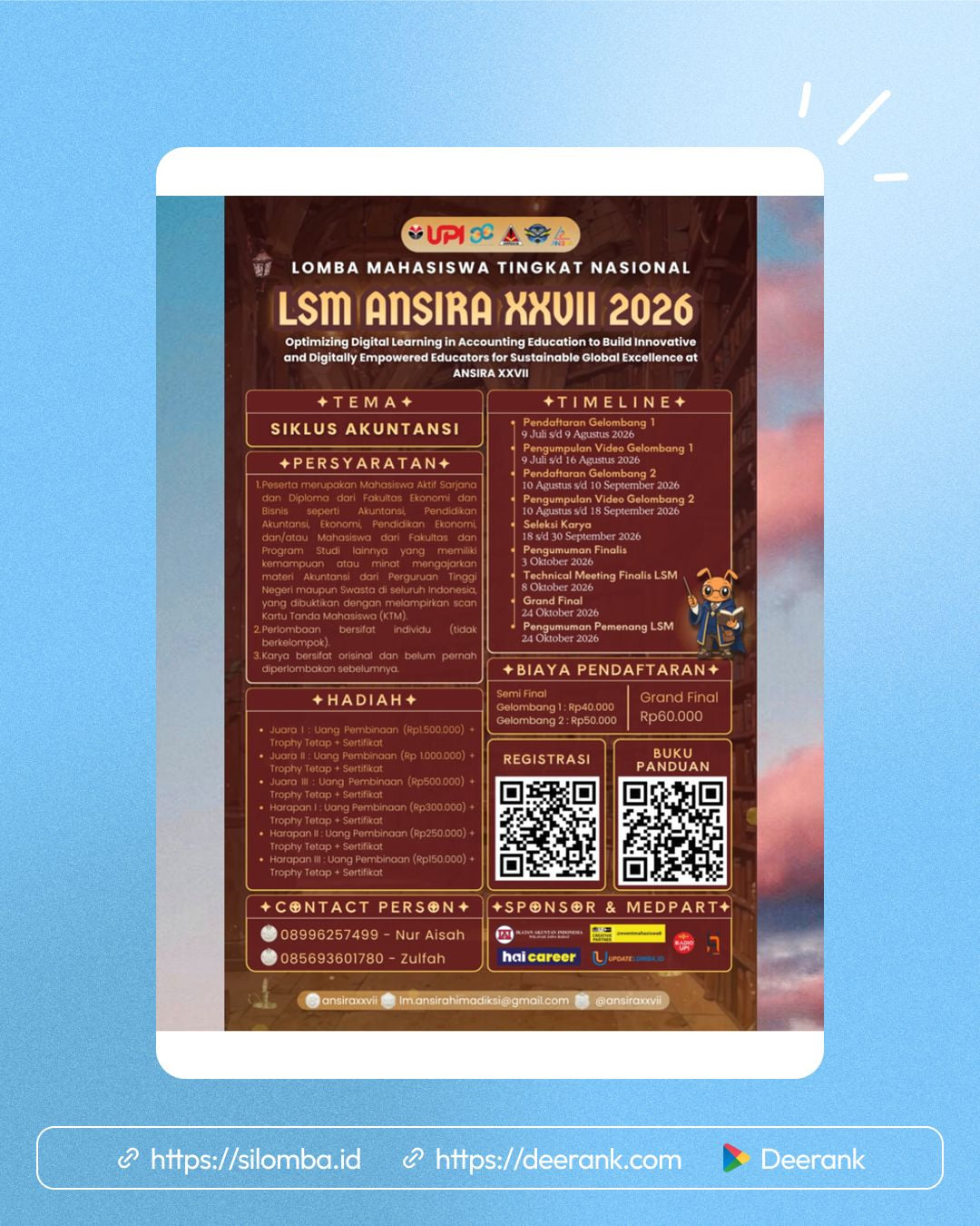 Lomba Simulasi Mengajar (LSM) ANSIRA XXVII - Poster 1