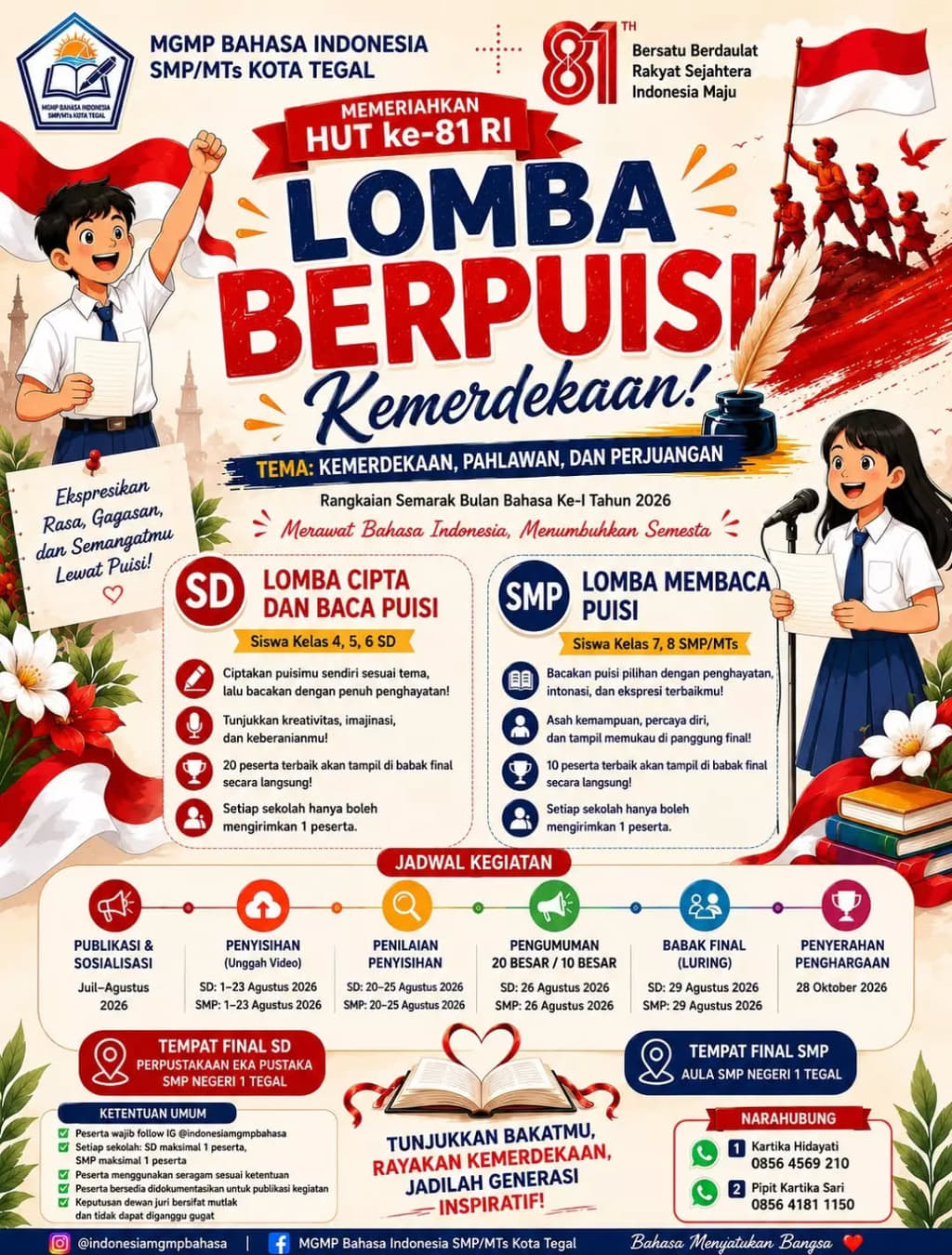 Lomba Berpuisi Kemerdekaan - Poster 2