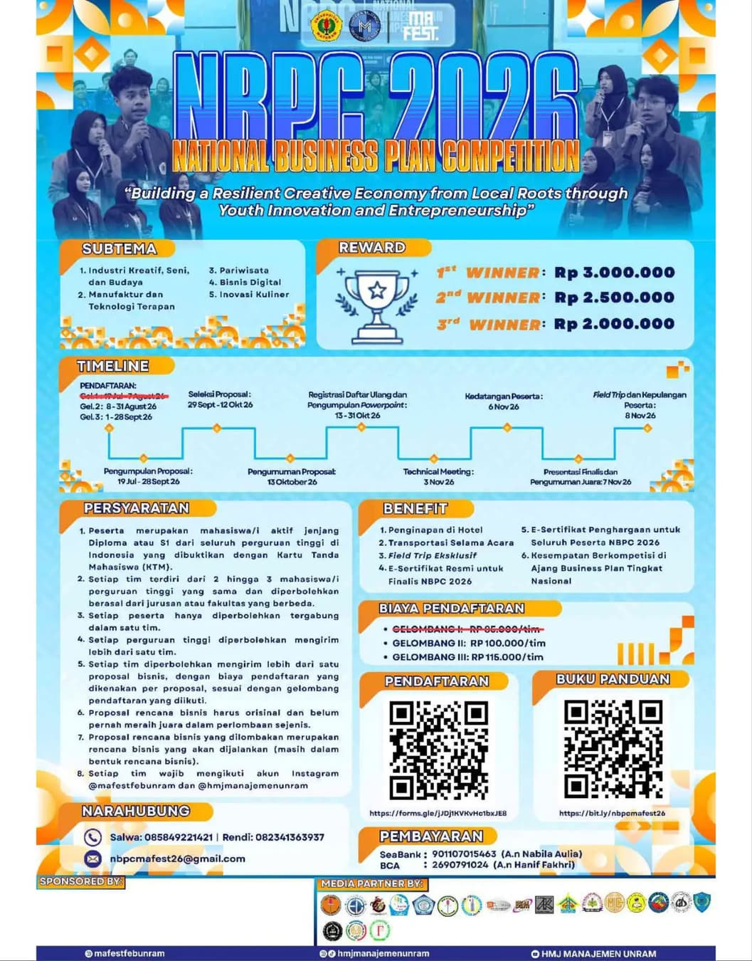 National Business Plan Competition 2026 - Poster 2