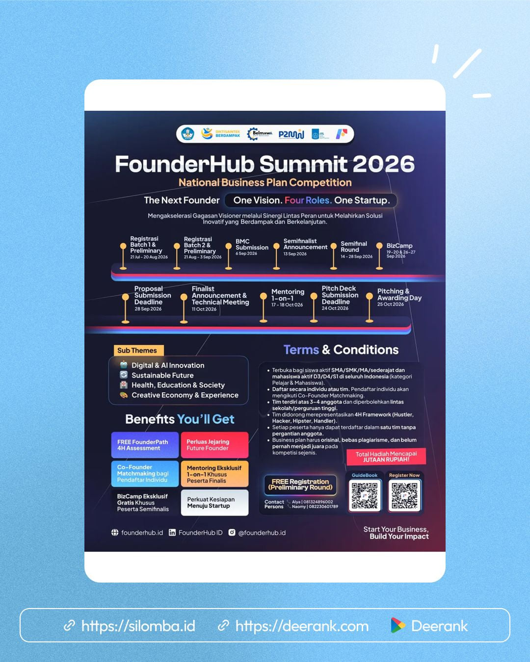 FounderHub Summit 2026 - Poster 1