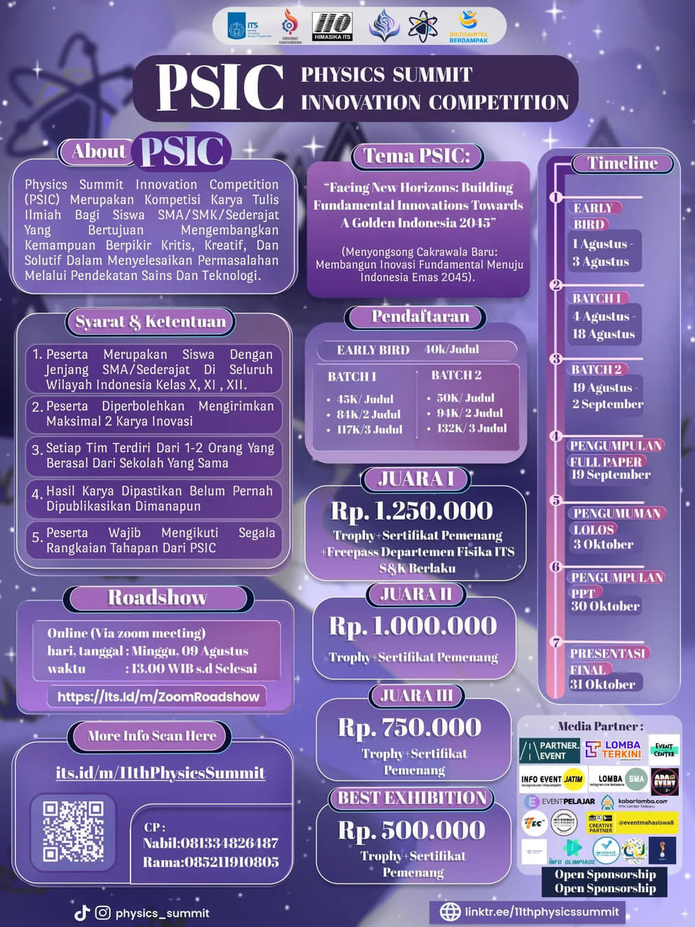 Physics Summit Innovation Competition (PSIC) 2026 - Poster 2
