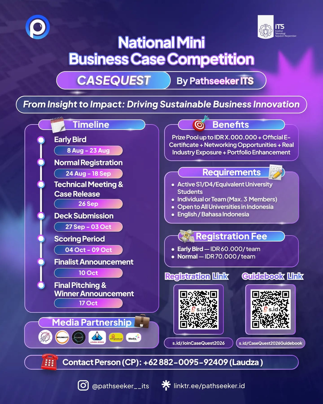 CASEQUEST 2026 - Poster 2