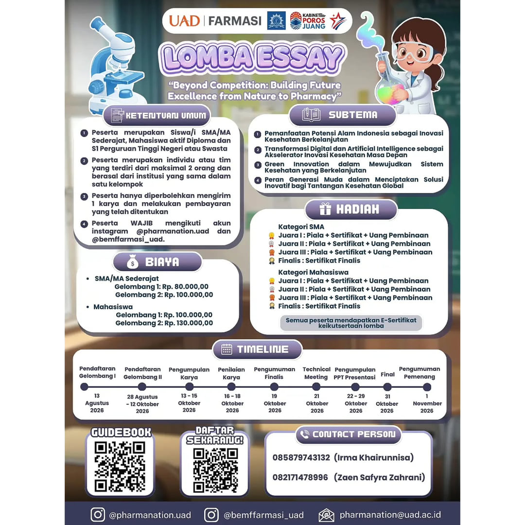 Pharmanation UAD 2026 - Poster 2