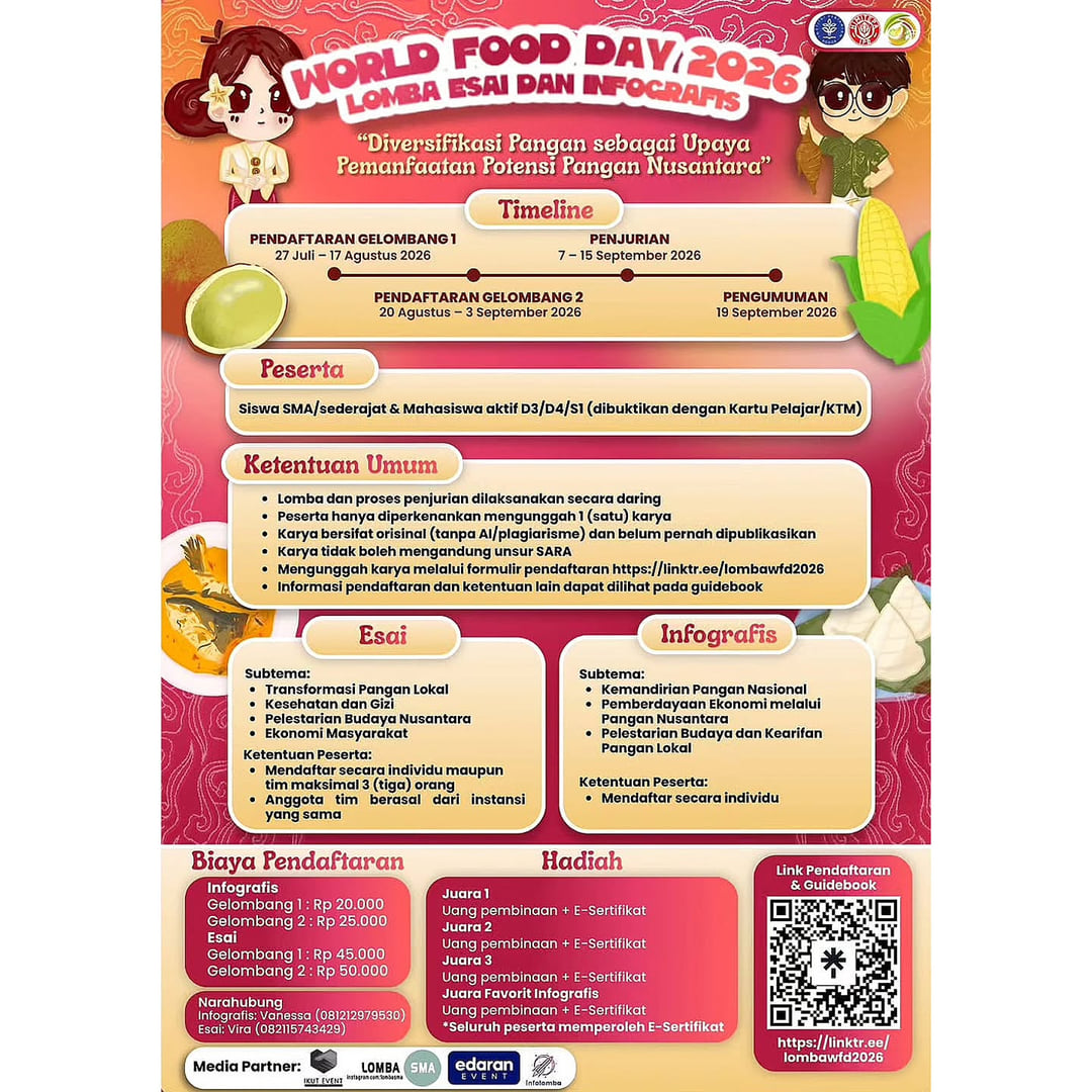 WFD Infographic & Essay Competition 2026 - Poster 2